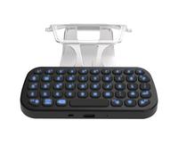 Topiky Tastiera per Controller con Retroilluminazione Blu, Mini Tastiera Wireless BT Chatpad per Tastiera da Gioco 47 Tasti con Clip Controller per Messaggistica, Giochi, Chat
