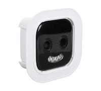 Topiky Telecamera di Sicurezza per Finestre 2K 3MP, Telecamera Interna | Telecamera Antiriflesso per Finestra Senza Trapano con Visione Notturna, Doppia Lente, Zoom 10X, per la Sicurezza