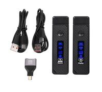 Topiky Trasmettitore e Ricevitore HDMI Wireless Aggiornato, Kit Extender HDMI Wireless Portatile Plug and Play 2.4G 5G, Video e Audio per Monitorare Dal PC Proiettore TV Box (BLACK)