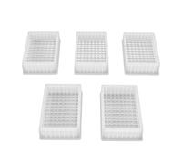 Topiky Vaschette per Pipettaggio per Manipolazione Precisa di Liquidi | Materiale in polipropilene resistente, fondo a V, stima accurata del volume, compatibile con i flussi di lavoro del