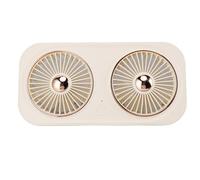 Topiky Ventilatore di Scarico a Pannello Solare da 20 W, Doppio Ventilatore con Flusso d'Aria Ad Alta velocità, Portatile Ad Energia Solare da 5 V per il Raffreddamento Aria della Casa degli
