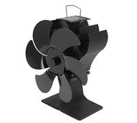 Topiky Ventilatore per Stufa a 6 Pale, Ventilatore per Camino Alimentato a Caldo, per Bruciatore di Tronchi a Basso Rumore, per Forno Resistente Alle Alte Temperature per Stufe a Pellet a Gas di Legna