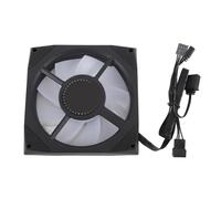 Topiky Ventola PWM a 4 Pin, Design a 9 Pale, Ventola per Case del PC, 800-1800 Giri/min, 71 CFM, per un Raffreddamento Silenzioso in Ufficio (BLACK)