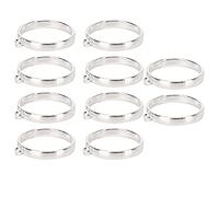 TOPINCN 10 Pezzi di Ciondolo a Cornice Aperta Rotonda, Fascino del Cerchio Vuoto, Accessori per Cornice per le Collane Fai -da -te Che Producono Reperti di Creazione di Forniture (Tipo 1)