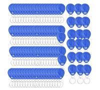 TOPINCN 100 Pezzi 125 Khz Card Entry Scheda di Accesso Trasmissione Dati Stabile Impermeabile con Portachiavi per la Sicurezza Aziendale