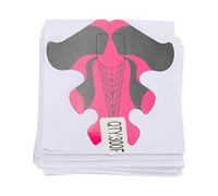 TOPINCN 100 Pezzi di Forme Acriliche Nali per L'estensione delle Unghie Vassoio Carta per Ricostruzione UV, Accessori per Nail Art con Marcatura Numerica per un Controllo Preciso della Lunghezza