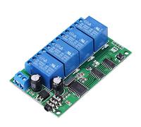 TOPINCN 12V 4 -Canale DTMF DECODER SEGNALE RELAGGIO TELEFONO DI CONTROLLO DELLA SMART HOME AUTOMAZIONE