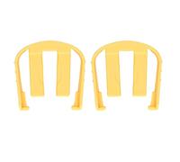 TOPINCN 2 Pezzi Rondella per Auto Clip a C, Connettore Rapido per Idropulitrice con Fibbia Parte di Ricambio per Idropulitrice K2 K3 K7(Giallo)