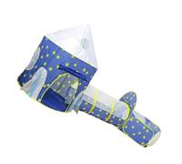 TOPINCN 3pc Baby Zelt Kelt Crowling Tunnel Games for Indoor Adventure Game, Adatto per 3 Anni e Oltre, con Piscina a Sfera e Borse di Stoccaggio (Set a tre pezzi blu)