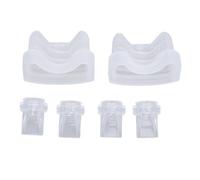 TOPINCN 4 Valvole a Becco D'anatra e 2 Membrane in Silicone Compatibili con Tiralatte S21, Accessori per Tiralatte Indossabili Parti di Ricambio Prevengono Perdite di Latte