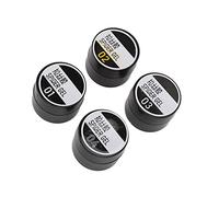 TOPINCN 4pcs Solido Set di Gel Adesivi Polacco, Manicure D'arte Multiuso per Pedicure, Carta, Guscio di Telefonia Cellulare, Seta Come Texture con Splendida Brillantezza, Resistente e Ottimo per