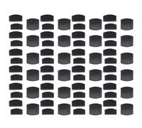 TOPINCN 72 Pezzi Kit a Lastre a Letti di Ricambio, Tappi Centrali in Plastica da 24 Pezzi e Tappi Terminali da 48 Pc, Accessori per Mobili per Contenere la Base del Letto di Legno di