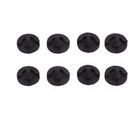 TOPINCN 8 Pezzi Paraurti in Silicone per Friggitrice Ad Aria, Piedini in Silicone per Friggitrice AntiGraffio Isolamento Termico Rotondo Piedini per Vassoio per Friggitrice da Cucina per