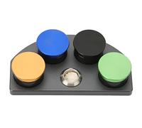 TOPINCN Accessorio Professionale per la Riparazione di Orologi, 4 Bicchieri per Olio, a Prova di Semplice Utilizzo, per Riparatori e Dilettanti, Strumento per Immersione in Olio in Ceramica in Lega