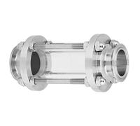 TOPINCN Acciaio 304 per Applicazioni Ad Alta Purezza, Morsetto di Tipo 38φ, Osservazione Pratica di Fluido, Gas, Gas,