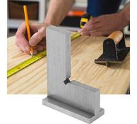 TOPINCN Acciaio Al Carbonio Altamente Accurato Piatto Piatto di 90 Gradi Rigo D'angolo Retto - Ideale per i Lavoratori Dell'officina (Livello 2 50x40)