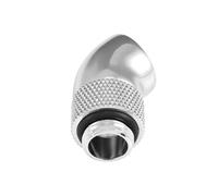 TOPINCN Adattatore per Raccordo Angolato G1/4 da 45 Gradi per di Raffreddamento Ad Acqua, Materiale Metallico Resistente, Installazione Semplice, Perfetto per di Raffreddamento Ad Acqua per PC