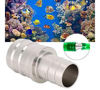 TOPINCN Adattatore per Tubo Dell'acqua in Acciaio Inossidabile per Acquario Raccordi a Lunga Durata Che Risolvono il Problema di Modifica del Diametro del Tubo Dell'acqua per L'acquario (Riduttore