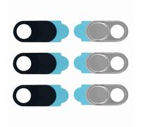 TOPINCN Adesivo per Copriobiettivo in Metallo per Copertura Webcam, Protezione Privacy Sottile per Fotocamera con Design Facile da Aprire/chiudere, Sicurezza Informatica per la Maggior Parte dei (#1)