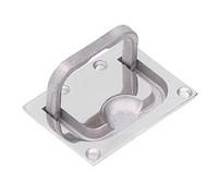 TOPINCN Anello per Barca Maniglia di Sollevamento Ad Incasso Quadrata in Stile Moderno a Specchio in Acciaio Inossidabile 316 per Scene Marittime (76 * 56mm)