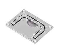 TOPINCN Anello per Barca Maniglia di Sollevamento Ad Incasso Quadrata in Stile Moderno a Specchio in Acciaio Inossidabile 316 per Scene Marittime (96 * 69mm)