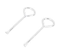 TOPINCN Apriscatole Portatile per Vernice in Acciaio Legato - Pratico Strumento Apribottiglie 2 Pezzi per Secchio di Vernice 5 Litri - Secchiello per per Lattina, Bottiglia Facile Apertura