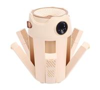 TOPINCN Asciuga Scarponi Portatile, Asciuga Scarponi Pieghevole con 6 Bracci Estensibili e Timer, Rastrelliera Regolabile, Macchina per Scarpe Ad Asciugatura Rapida, Scalda Scarpo (Spina europea 220