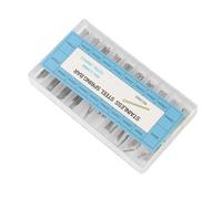 TOPINCN Assortimento di Coppiglie per Cinturini in Acciaio Inossidabile per Strumenti di Riparazione di Cinturini per Orologi, Parti Durevoli da 1 Mm per Fai da Te, Include Dimensioni da 8-27 Mm