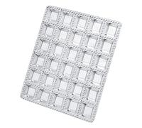 TOPINCN Attrezzo da per Ravioli Alla Moda in Lega di Alluminio per un Rapido Risparmio di Sforzo, Riutilizzabile e Durevole, Inodore, Sicuro e Non Tossico, 1 Pezzo Scena applicabile: Domestica