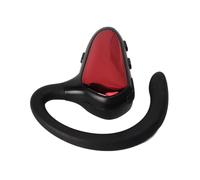 TOPINCN Auricolare 5.1 a Conduzione Ossea Wireless con Cancellazione del Rumore Cuffia Aziendale per Chiamate in Conferenza (rosso)