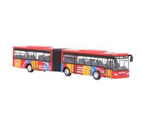 TOPINCN Autobus Urbano Giocattolo per Bambini, Autobus Urbani Pressofusi con Ruote Mobili, Veicolo da Gioco Arretrabile per il Gioco e L'apprendimento dei Bambini (rosso)