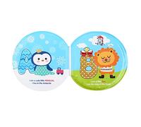 TOPINCN BabybadBook Teacking Education Proof Education, Doccia Divertimento per Bambino, Materiale Non Eva, Forma Rotonda (Digitare un)