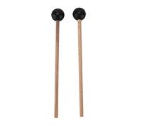 TOPINCN Bacchetta in Gomma per Percussioni con Manico in Legno Leggero Martello per Batteria a Percussione per Tamburi Eterei Marimba - 2 Bacchette Eteree