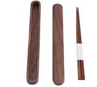 TOPINCN Bacchette con Scatola,Immagazzinaggio Scatola Grado Alimentare Eco-Friendly Portatile Riutilizzabile Set Articoli tavola casa Scuola Viaggi Campeggio Picnic Ufficio 1 Paio