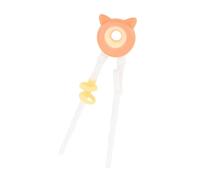 TOPINCN Bambini Che Imparano Bambini Scelti per 6 Mesi o più, Bastoncini Sicuri e Resistenti per la Cena (ORANGE)