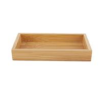 TOPINCN Bamboos in Stile Giapponese Che Serve Vassoio, Tavolo da Vessert, Piatto di Ristoro, Piatto da Cibo da tè Alla Frutta Rettangolare (19.2 * 10.2 * 3 cm)