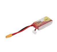 TOPINCN Batteria Lipo da 7,4 V Ad Alta Potenza 1500 MAh 100C 2S per Quadricottero per Auto da Corsa RC con Accessorio Spina XT60 per la Casa All'aperto