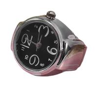 TOPINCN Bellissimo Orologio con Anello Dell'amore, Elegante Orologio con Anello Analogico Al Quarzo per Donna Uomo, Acciaio Inossidabile Resistente All'usura, Occasioni Quotidiane e Festive (BLACK)