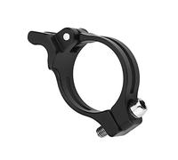 TOPINCN Bike Bici in Lega di Alluminio Robusto del Morsetto Anteriore per Deragliatore Anteriore per il Deraller di Braze-on Black (31,8 mm)