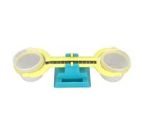 TOPINCN Bilancia per Studenti con Doppio Secchio per L'aula Bilancia con Fulcro in Plastica Trasparente per Secchio Primario per Insegnare la Massa e la Misurazione per i Bambini in età