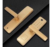 TOPINCN Blocco Porta con Scheda IC con Password Intelligente per Impronte Digitali per la Sicurezza Domestica, Sblocco Password Virtuale per Soggiorno in Famiglia, Colore Lega di Zinco, 15,7-23,6",