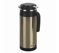 TOPINCN Bollitore Elettrico Per Auto da 1000 Ml da Viaggio Bottiglia D'acqua Riscaldante - Copertura in Silicone Sigillata Per Sicurezza - Tecnologia di Isolamento Sotto Vuoto - Per Viaggi su Strada