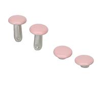 TOPINCN Borchie in Pelle Rivetti Rotondi in Ferro Set 1000pz con Coperchi | Rivetti in pelle Borchie rotonde in ferro Set 1000 pezzi con cappucci per riparazione pelle e borsetta in pelle Portachiavi