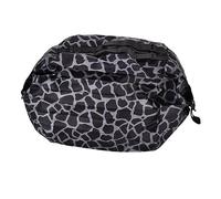 TOPINCN Borsa per la Spesa Borsa a Tracolla Pieghevole Riutilizzabile in Tessuto Oxford Borsa Impermeabile Portatile Ad Alta Capacità Elegante(9 * 9 * 7cm-leopardo nero)