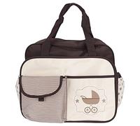 TOPINCN Borsa per Pannolini da Viaggio Zaino per Pannolini Alla Moda Zaini a Tracolla Portatili con 10 Tasche Cintura Staccabile per Borsa da Passeggino per Donna Casa All'aperto