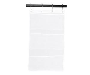 TOPINCN Borsa Portaoggetti in Rete da Appendere Al Bagno, Organizer Durevole per Asciugamani, Shampoo, Trucchi, 24,80x14,17 Pollici, Design Fresco Ed Elegante per Uso Domestico