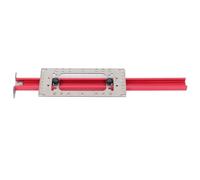 TOPINCN Cabinet Hardware Jig con Guida Foro Regolabile | Lega di alluminio resistente, piastra in acciaio inossidabile, scala di incisione , opzioni di passo a quattro fori, facile