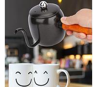 TOPINCN Caffettiera in Acciaio Inossidabile, Bollitore Ergonomico con Beccuccio Lungo, Macchina per caffè Americano per Casa e Ufficio, capacità 500 Ml (500ML)