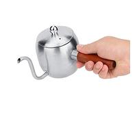 TOPINCN Caffettiera in Acciaio Inossidabile, Bollitore Ergonomico con Beccuccio Lungo, Macchina per caffè Americano per Casa e Ufficio, capacità 500 Ml (500ML)
