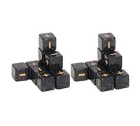 TOPINCN Calcolo Cube Leggi Compattamente Lezioni di Matematica di Simboli Incisi Facilmente da Leggere per 20pc (BLACK)